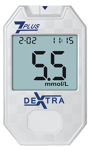 Dextra glukometr white